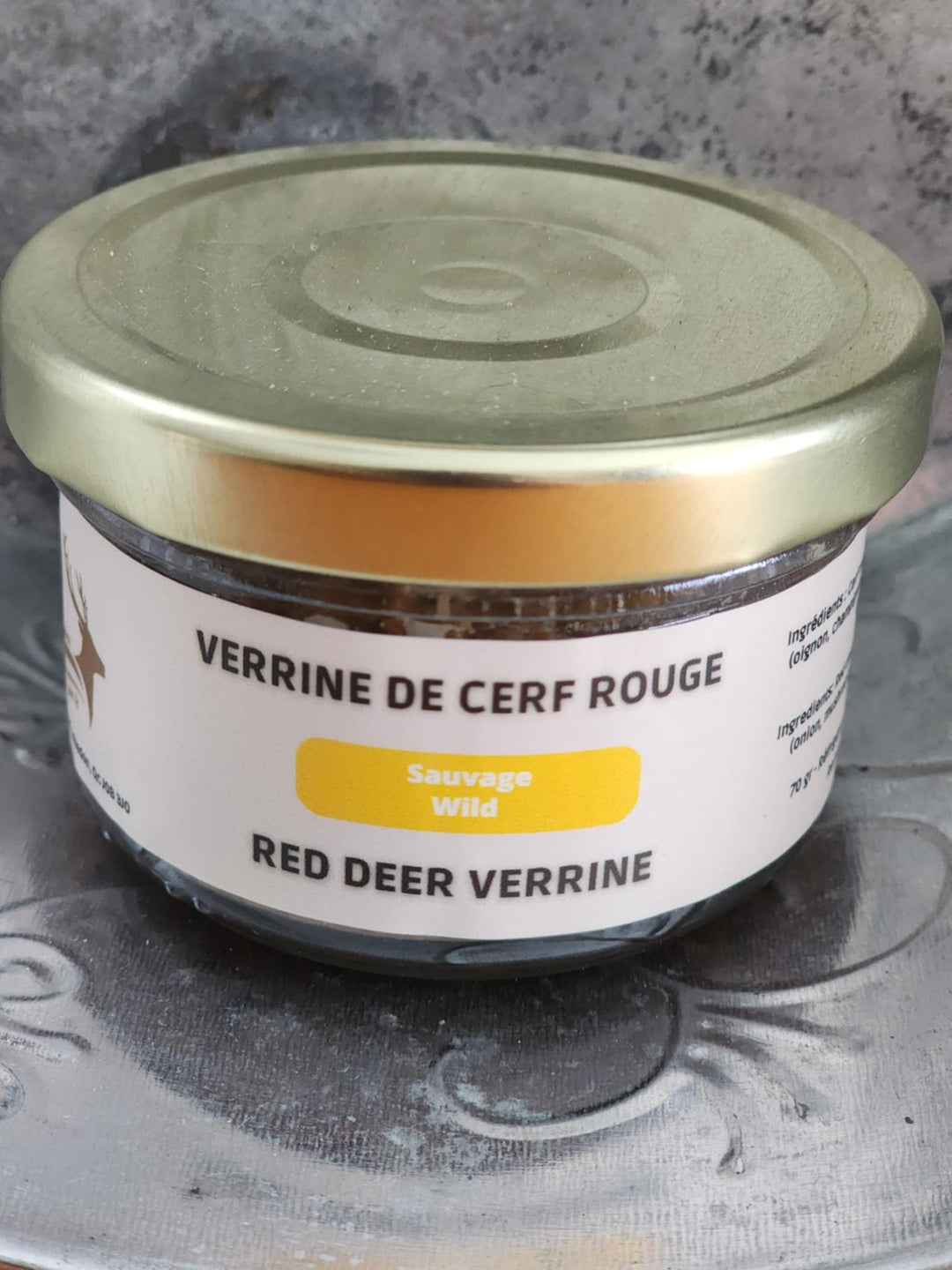 Verrine de Cerf Rouge sauvage- La Ferme Renaissance