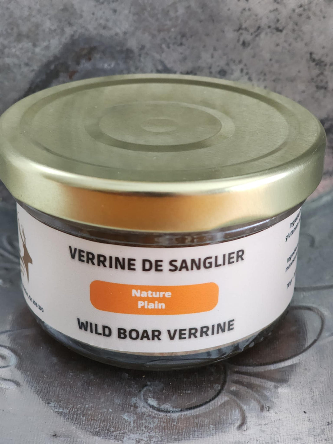 Verrine de sanglier en conserve- La Ferme Renaissance